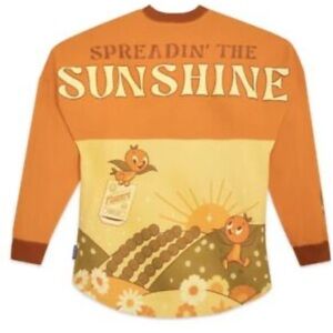 Disney Orange & Yellow 'Spreadin' The Sunshine' Graphic Long Sleeve Shirt